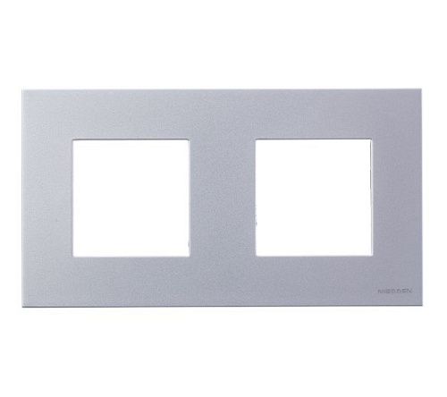 Рамка 2 поста N2272 PL (серебристый) Zenit ABB