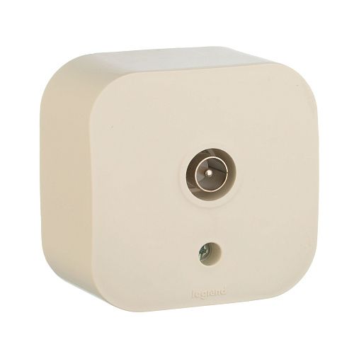 Розетка TV IP20 (слоновая кость) Quteo Legrand/Daccord (782245)