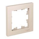 Рамка 1 пост (бежевый) ATLASDESIGN SE