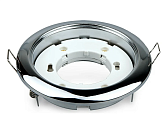 Светильник точечный неповоротный GX53R-standard RC металл под лампу GX53 230В хром IN HOME