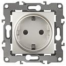 Розетка 2P+E Schuko 16A (перламутр) Эра12 ЭРА (12-2101-15)
