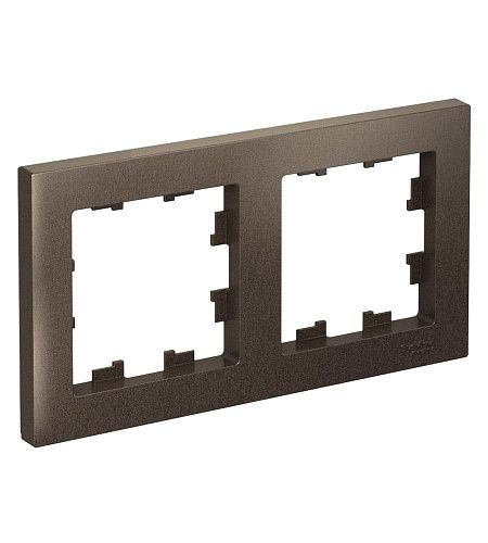 Рамка 2 поста (мокко) ATLASDESIGN SE