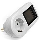 Ваттметр PM-2 white BL1  в розетку ROBITON