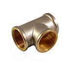 Тройник никелированный ВВВ  3/4" TST Тройник никелированный ВВВ  3/4" TST