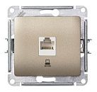 Розетка PC RJ45 категория 5е (титан) GLOSSA SE