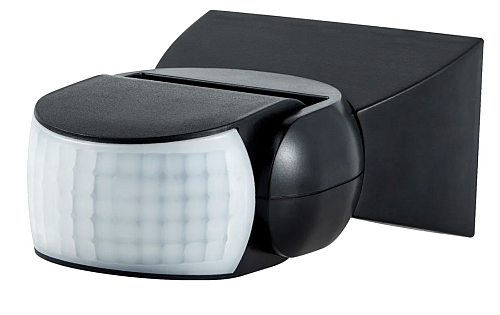 Датчик движения 1200Вт 180° IP65 (черный) настенный 10-900с.12м. DD-02. 25832 2.duwi