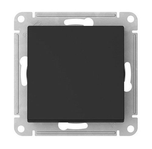 Выключатель 1кл схема 1 10АХ быстрозажим. клем. (карбон) ATLASDESIGN SE