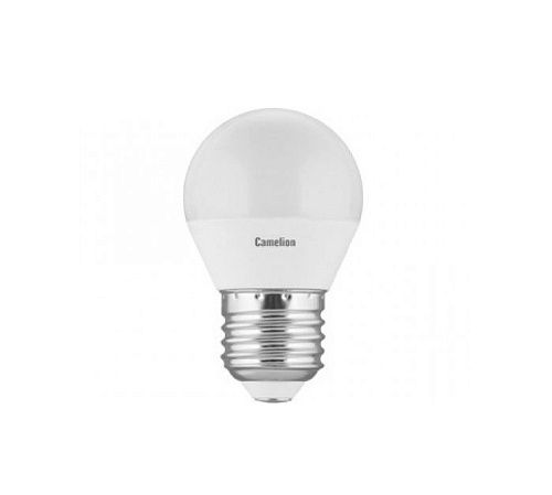 Лампа светодиодная шар LED5-G45/845/E27 G45 5Вт 4500К 415Лм Е27 Camelion