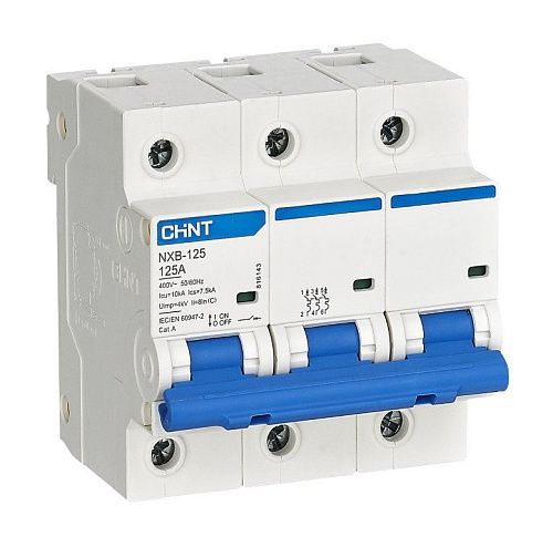Автоматический выключатель 3п 125А 10кА NXB-125 х-ка C CHINT (816143)