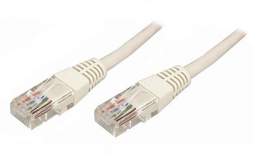 Патч-корд UTP категория 5е неэкранированный литой 1.5м (серый) (18-1004) REXANT