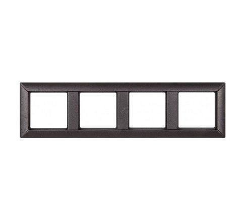 Рамка 4 поста (антрацит) ECO Profi JUNG