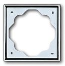 Рамка 1 пост 1721-726 (хром) Impuls ABB