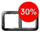 Рамка 2 поста (черный металлик) DELTA VITA Siemens (5TG1152) УЦЕНКА Рамка 2 поста (черный металлик) DELTA VITA Siemens (5TG1152) УЦЕНКА