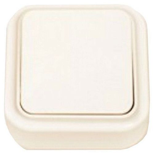 Выключатель ОУ 1кл на 2 направления (бежевый) Пралеска BYLECTRICA