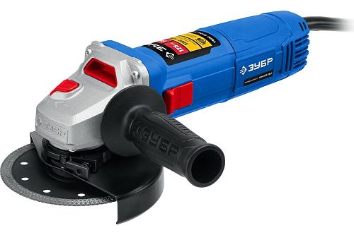 Угловая шлифмашина 1100Вт 125мм с регулировкой оборотов картонная коробка Профессионал ЗУБР (УШМ-П125-1200 ЭПСТ)