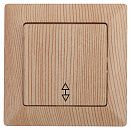 Переключатель 1кл на 2 направления 10А (сосна) Intro Solo ЭРА (4-103-11)