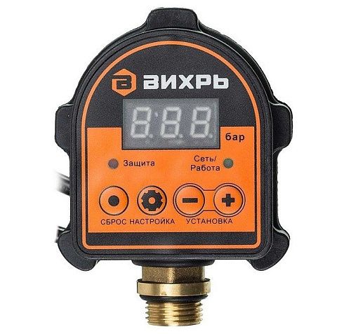 Реле давления автоматическое АРД-1 (1.0 - 9.8 бар) до 1.5кВт ВИХРЬ