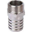 Штуцер никелированный НР 1/2"х18 STOUT