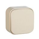 Кнопка 1кл 6А IP20 (слоновая кость) Quteo Legrand/Daccord (782235)