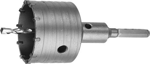 Коронка в сборе 65мм по бетону хвостовик шестигранный ЭКСПЕРТ ЗУБР (2917-65_z01)