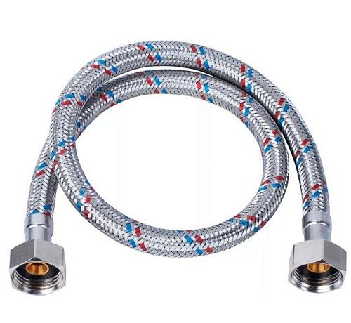 Подводка для воды 1/2" 60см в/в (нержавеющая сталь) TР-сантехника (26559/01.00-60)