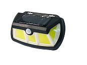 Светильник светодиодный уличный с солнечной панелью с датчиком движения фасадный 3 направления 90LED Светильник светодиодный уличный с солнечной панелью с датчиком движения фасадный 3 направления 90LED