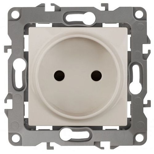 Розетка 2P 16A (слоновая кость) Эра12 ЭРА (12-2105-02)