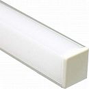 Профиль алюминиевый квадратный угловой CAB281 16х16х2000мм (комплект: 2 заглушки 4 крепежа) серебристый FERON Профиль алюминиевый квадратный угловой CAB281 16х16х2000мм (комплект: 2 заглушки 4 крепежа) серебристый FERON