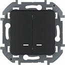 Выключатель 2кл с подсветкой (антрацит) INSPIRIA Legrand/Daccord (673633) Выключатель 2кл с подсветкой (антрацит) INSPIRIA Legrand/Daccord (673633)