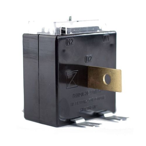 Трансформатор тока Т 0.66 100/5 пластиковый корпус с крышкой несъемная шина