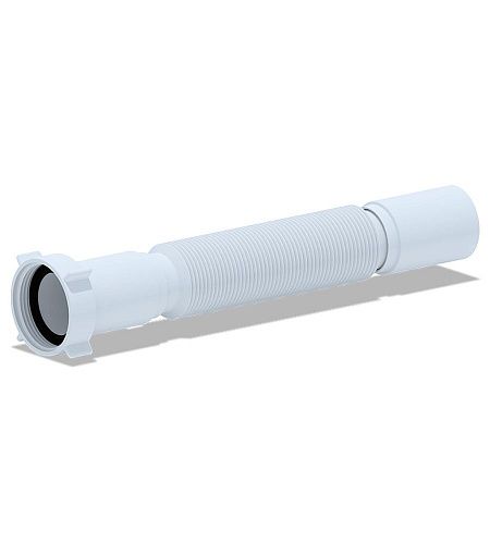 Гибкая труба с гайкой 1 1/2"*40 320-730мм АНИ пласт K104