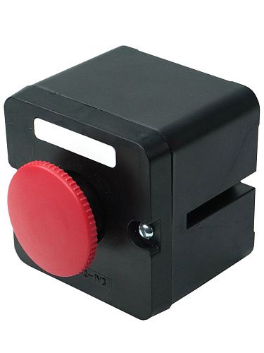 Пост кнопочный ПКЕ 222-1 У2 10А 660В 1 элемент красный гриб. накладной IP54 Электротехник