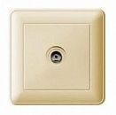 Розетка СУ TV в сборе (слоновая кость) W59 SE