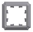 Рамка 1 пост (сталь) ATLASDESIGN ANTIQUE SE NEW!