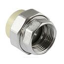 Муфта PP-R комбинированная разъемная (американка) ВР 25-1" (белый) PROAQUA