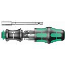 Набор бит с отвёрткой-битодерж. 6 предм.(Sl/Ph/Pz) с сумкой WERA NEW!