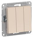 Выключатель 3кл схема 1+1+1 10АХ (бежевый) ATLASDESIGN SE