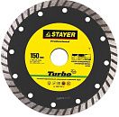 Алмазный отрезной круг по бетону кирпичу плитке 150мм PROFI STAYER (3662-150_z02)