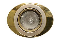 Светильник точечный поворотный ORBITA 51 1 24 50Вт GU5.3 110х80х48мм Øотв.75мм IP20 ITALMAC золото/никель/золото УЦЕНКА