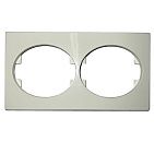 NIE 5572.1 BL Рамка 2 поста горизонтальная (белый) Tacto АВВ УЦЕНКА