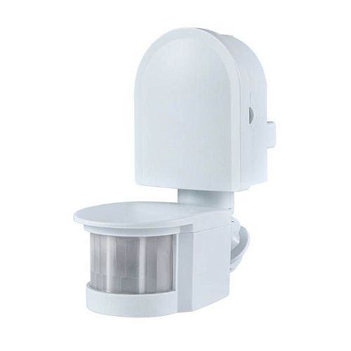 Датчик движения настенный DD-01 1200Вт 180° 5-12м IP44 белый Duwi