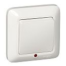 Выключатель СУ 1кл с подсветкой (белый) ПРИМА SE Выключатель СУ 1кл с подсветкой (белый) ПРИМА SE