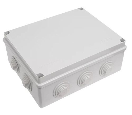 Коробка распаячная ОУ 240х195х90мм с крышкой 10 вводов IP55 ТУСО 67065 Ruvinil