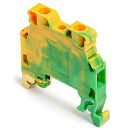 Клеммник на DIN-рейку 2.5мм2 MTK 1.5/2.5 (земля) (1291) ONKA