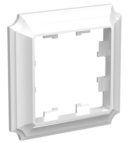Рамка 1 пост (белый) ATLASDESIGN ANTIQUE SE