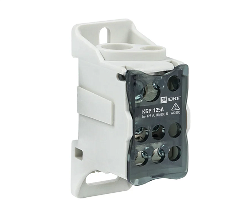 Блок распределительный КБР на DIN-рейку и монтажную панель 125A EKF PROxima