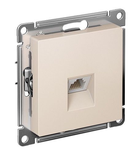 Розетка PC RJ45 категория 5е (бежевый) ATLASDESIGN SE