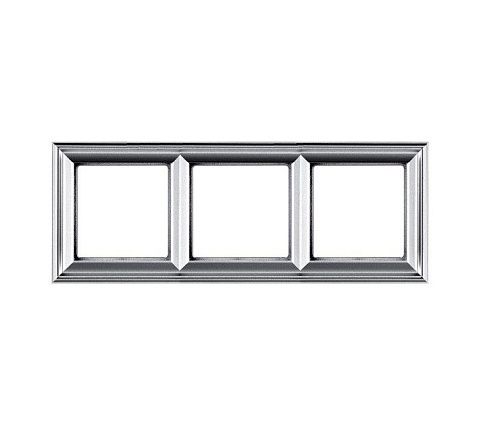 Рамка 3 поста (алюминий) ECO Profi DECO JUNG