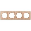 Рамка 4 поста (сосна) Intro Solo ЭРА (4-504-11) 