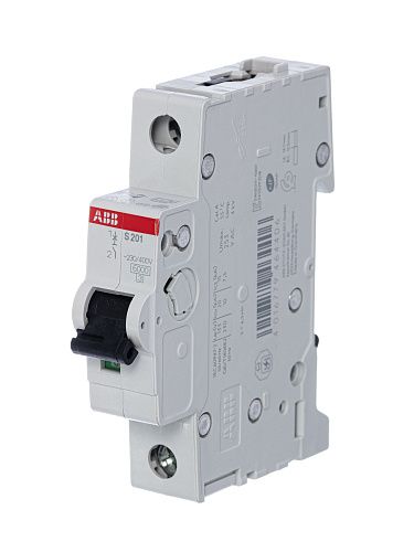 Автоматический выключатель 1п C1 6.0kA S201 ABB (2CDS251001R0014)